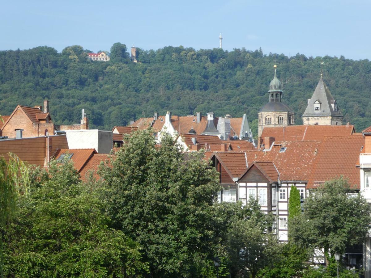 האמלן Ferienwohnung Janus Altstadt-Hameln Haus 2 Inklusive Parkplatz - Mit Und Ohne Terrasse Oder Loggia מראה חיצוני תמונה